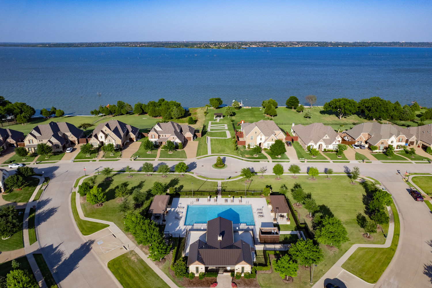 Aerial Lake View